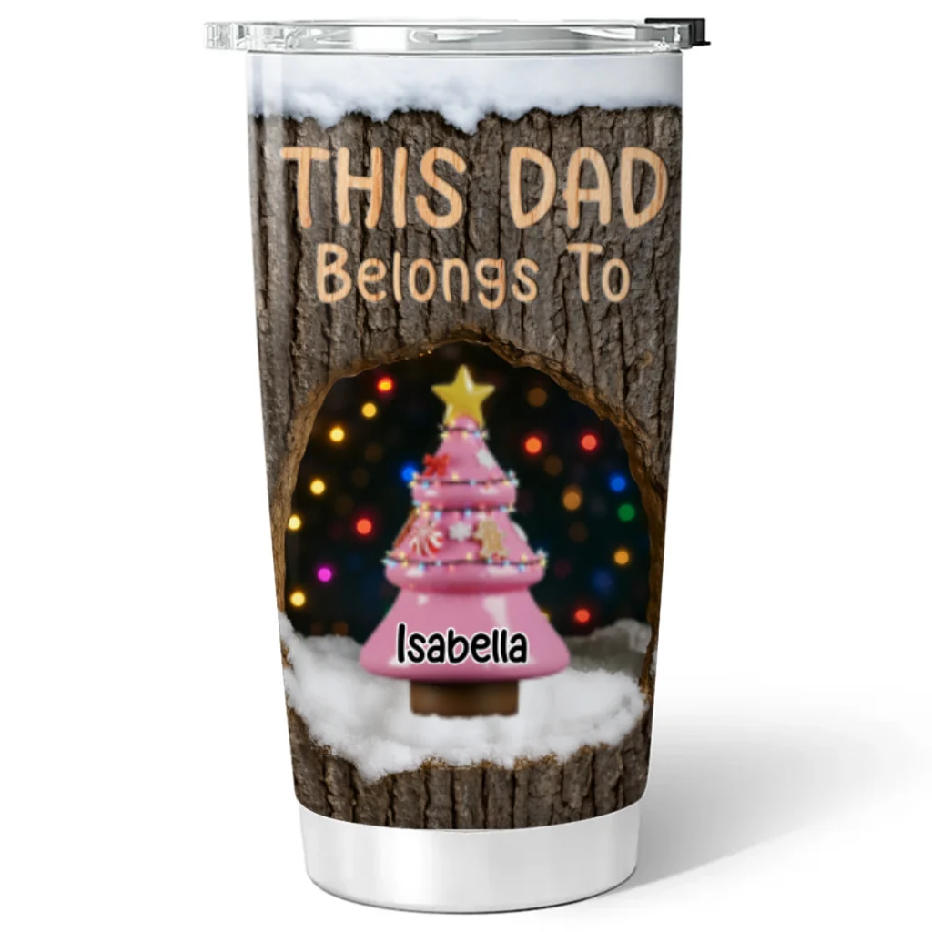 Grandpa With Lovely Kids - Personalized Custom Tumbler - Image 6