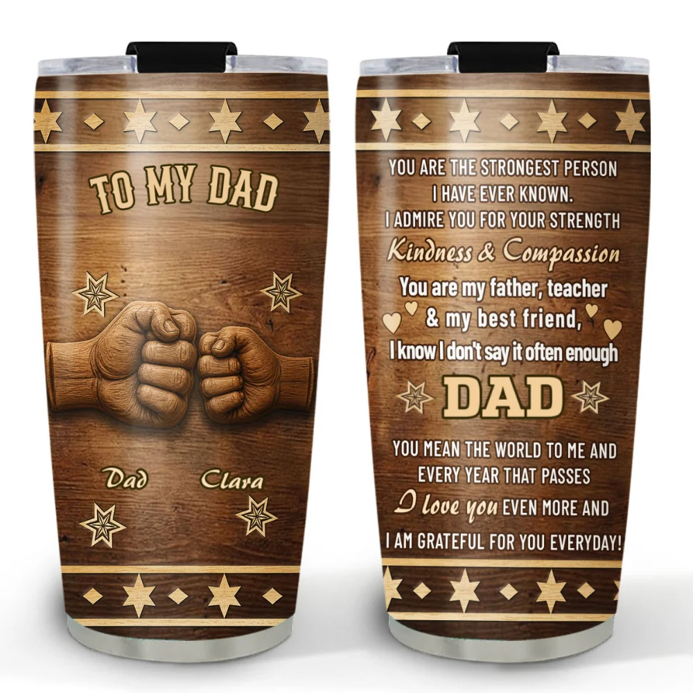 Grateful For You - Personalized Custom 3D Effect Tumbler - Image 6
