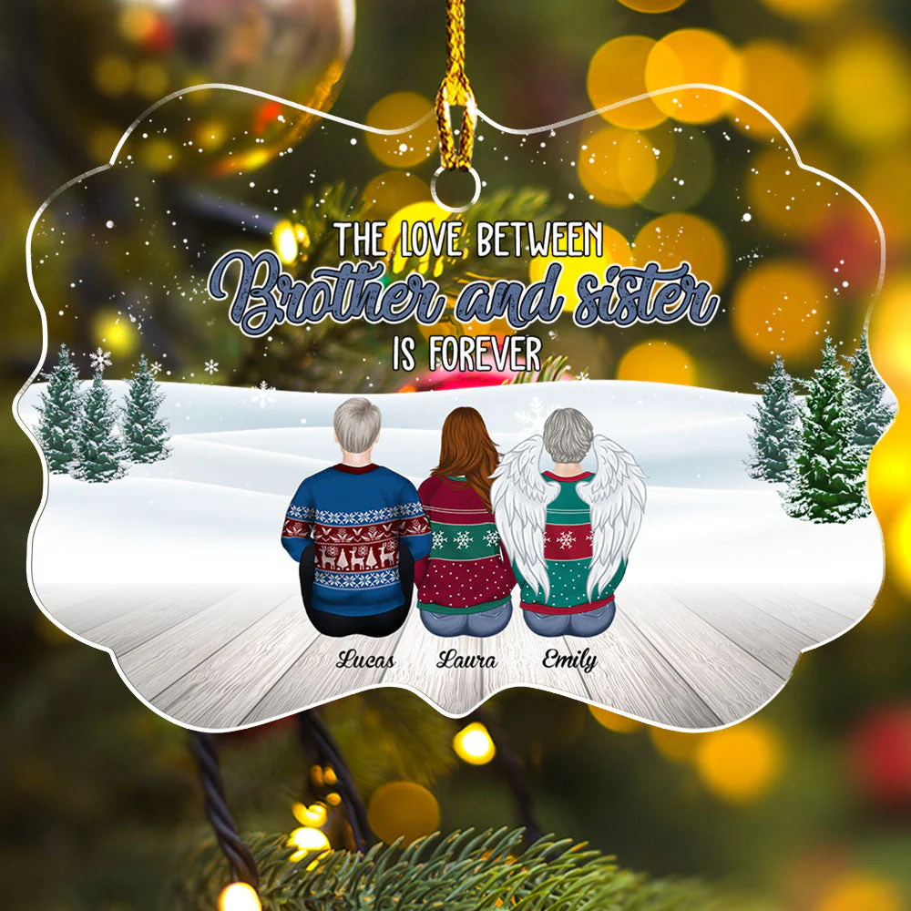 Greatest Gift - Personalized Custom Acrylic Ornament - Image 3
