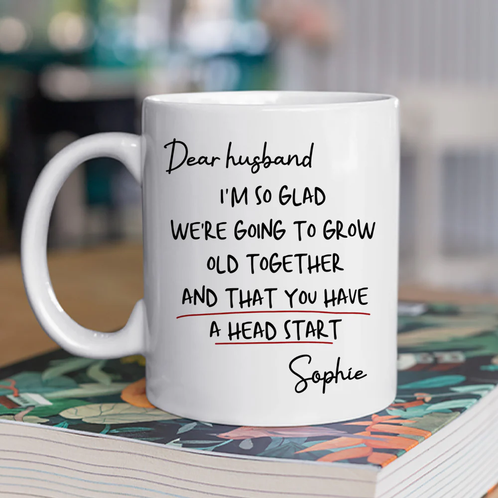Grow Old Together - Personalized Custom Coffee Mug - Image 2