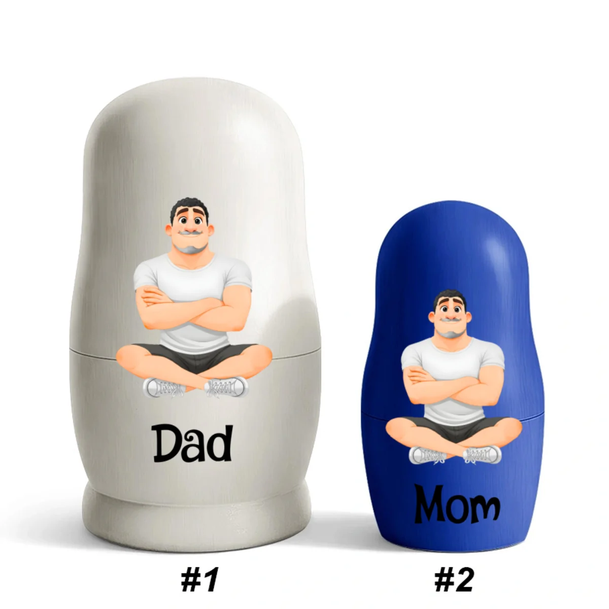 Growing In Love - Personalized Custom Nesting Doll - Image 10