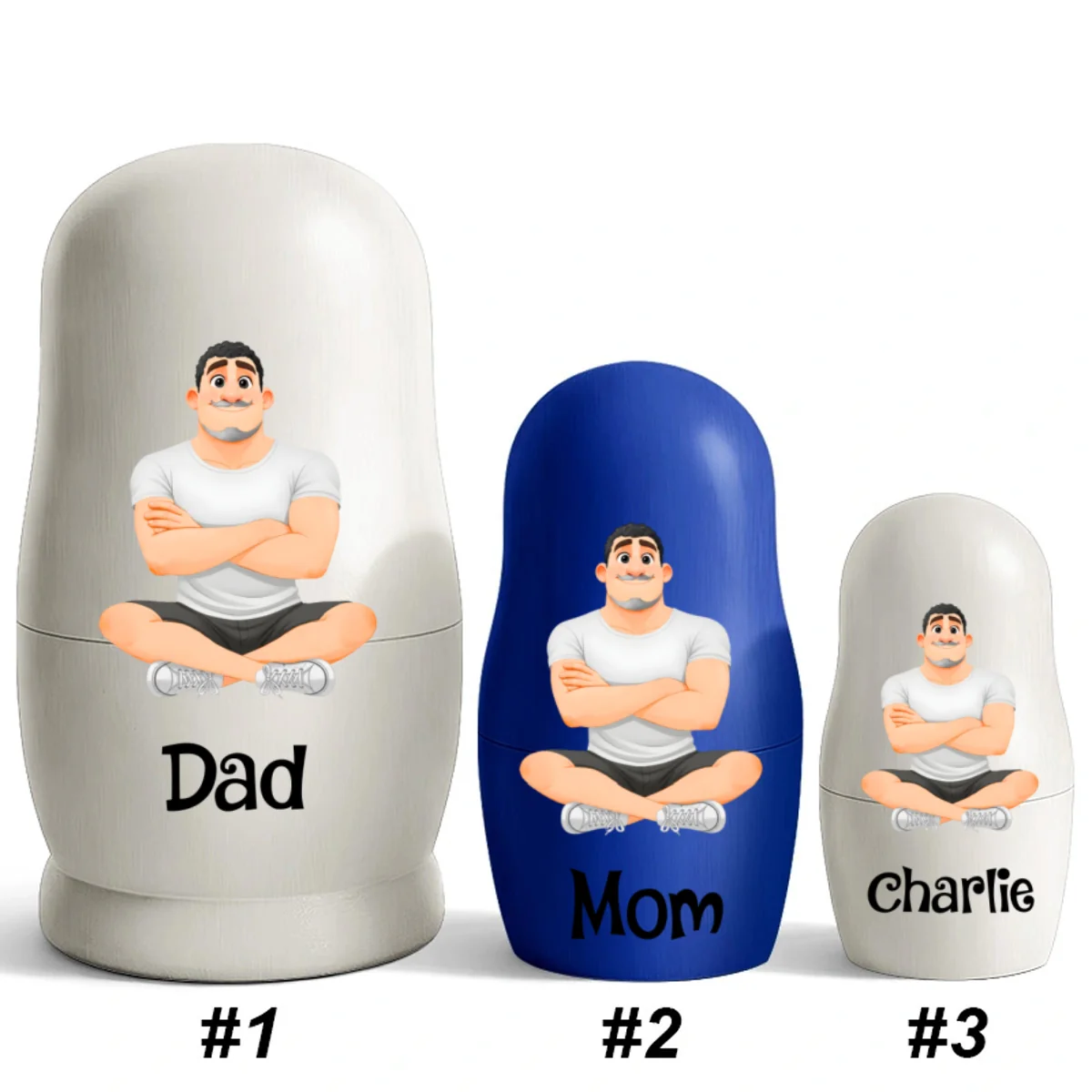 Growing In Love - Personalized Custom Nesting Doll - Image 12