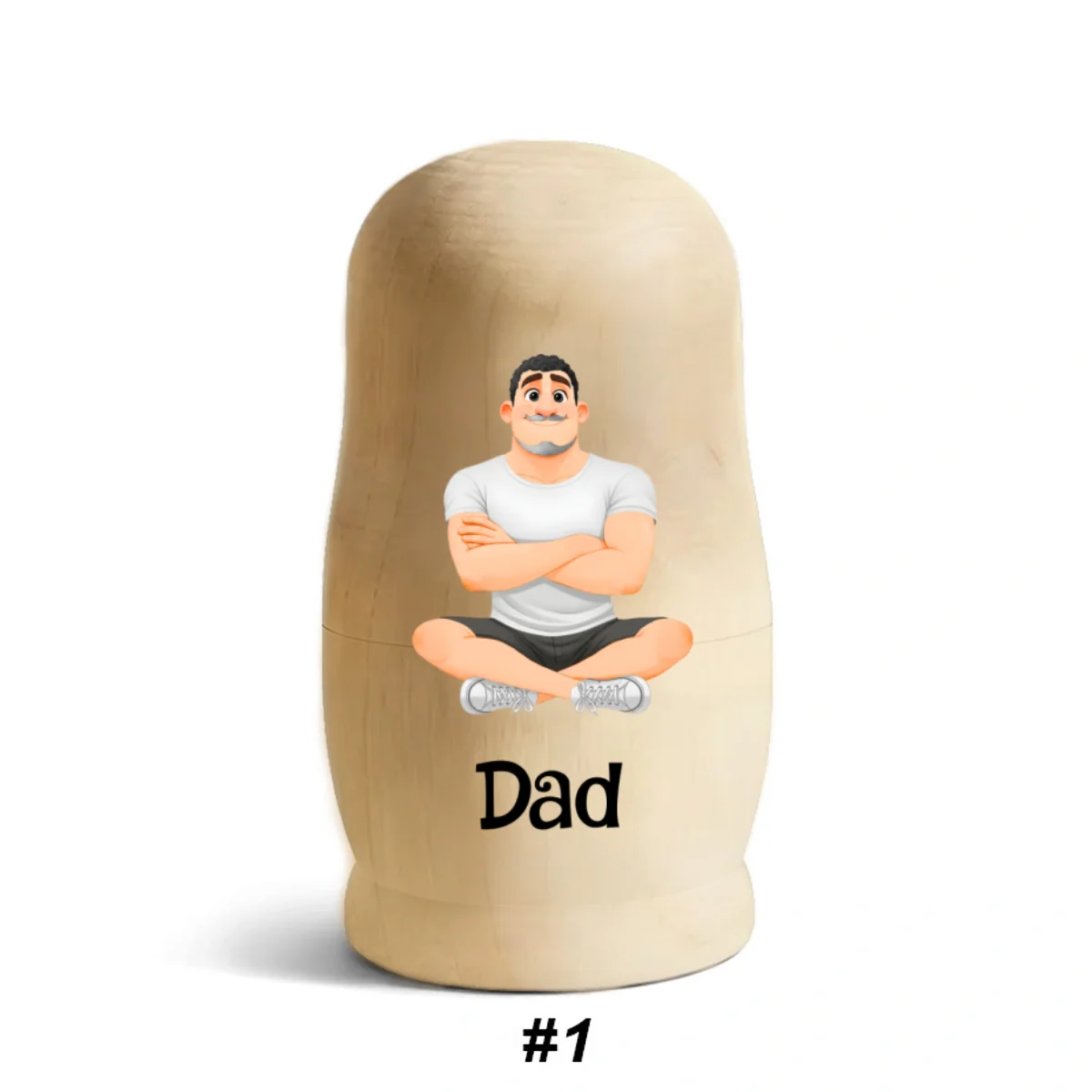 Growing In Love - Personalized Custom Nesting Doll - Image 8