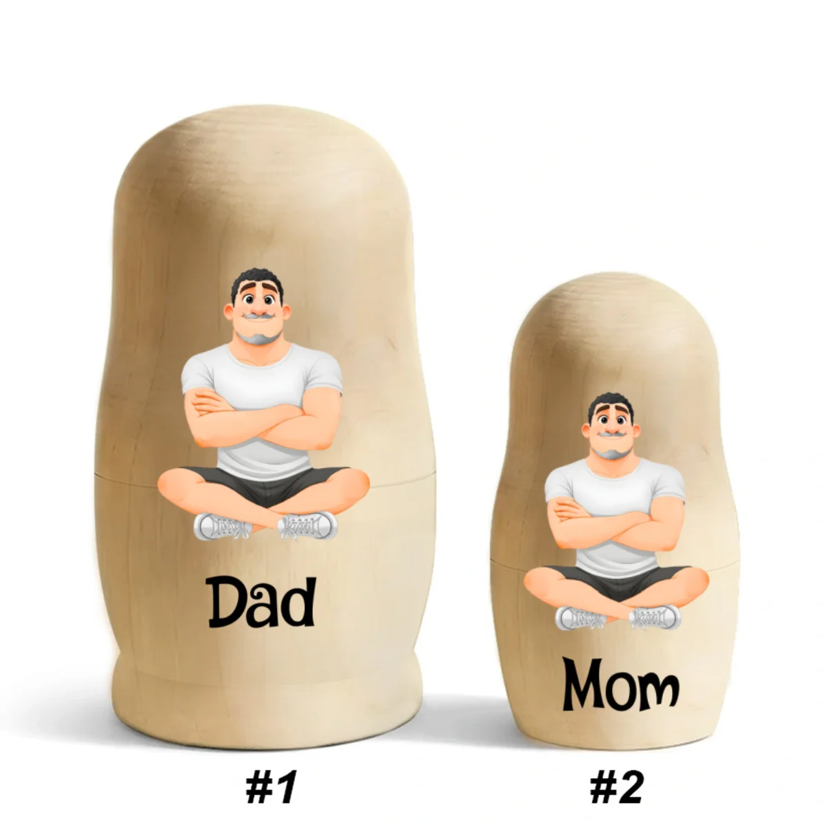 Growing In Love - Personalized Custom Nesting Doll - Image 9