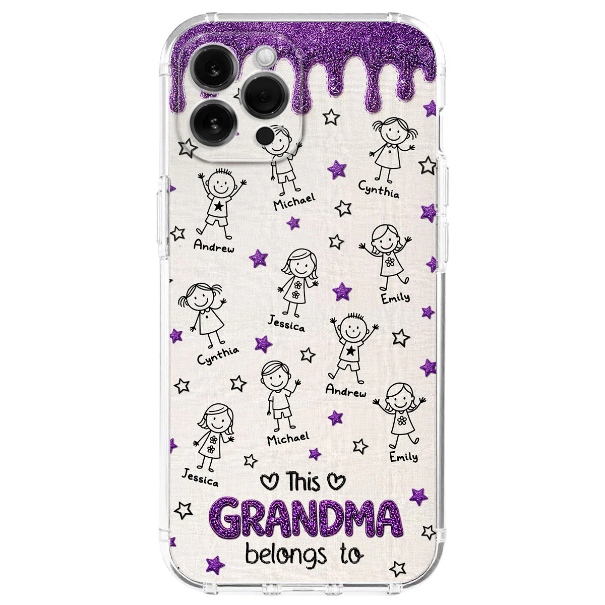 Handmade By Grandma - Personalized Custom 3D Inflated Effect Phone Case