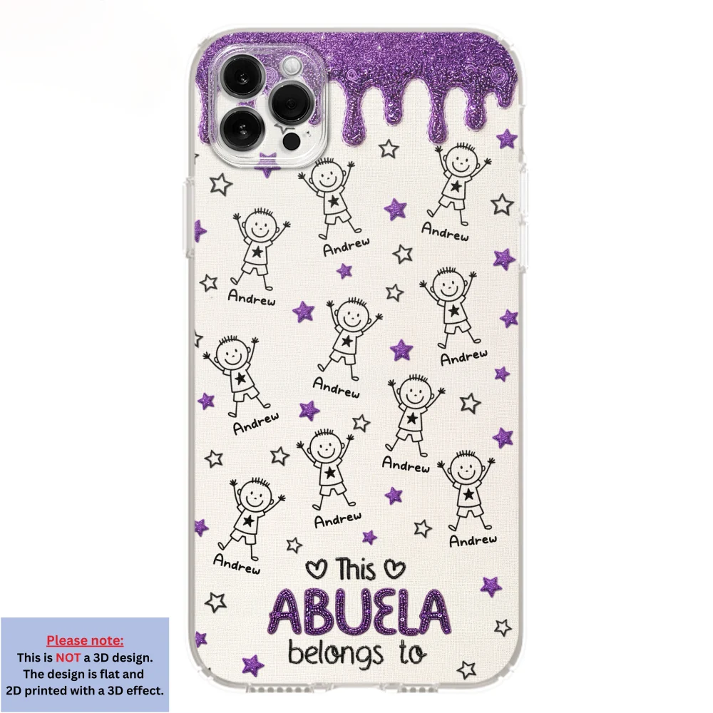 Handmade By Grandma - Personalized Custom 3D Inflated Effect Phone Case - Image 12