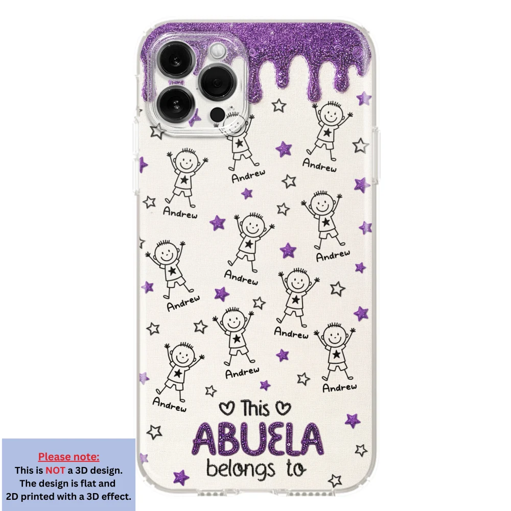 Handmade By Grandma - Personalized Custom 3D Inflated Effect Phone Case - Image 13