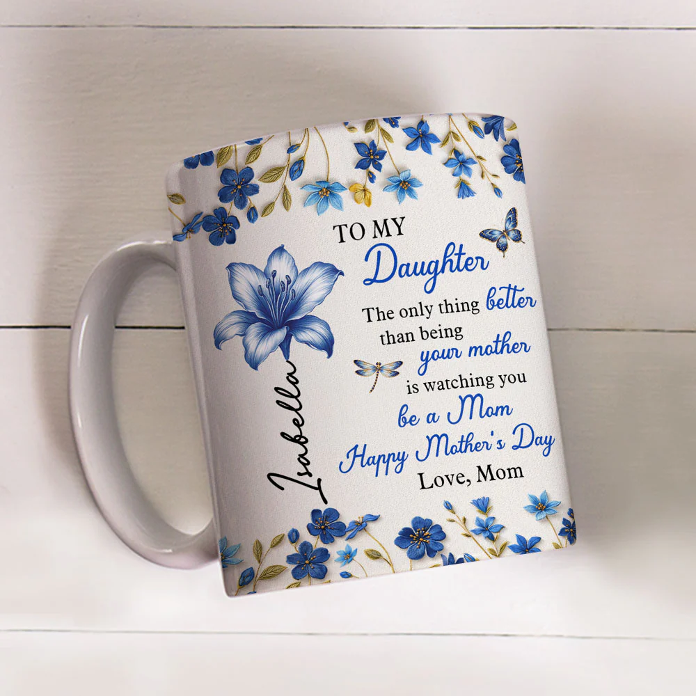 Happy Watching You Grow - Personalized Custom Coffee Mug - Image 2