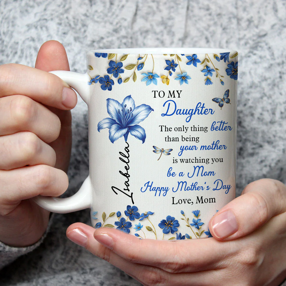 Happy Watching You Grow - Personalized Custom Coffee Mug - Image 3