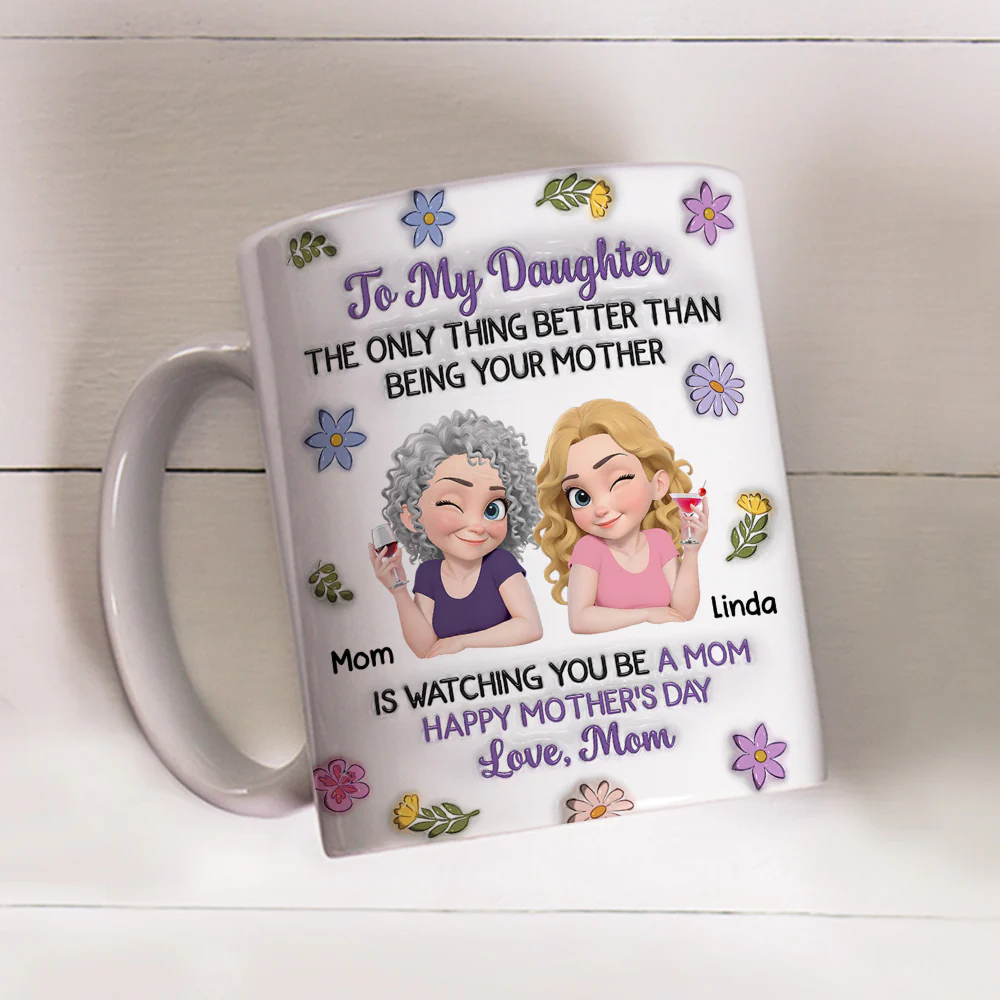 Happy Your Day - Personalized Custom 3D Inflated Effect Mug - Image 3