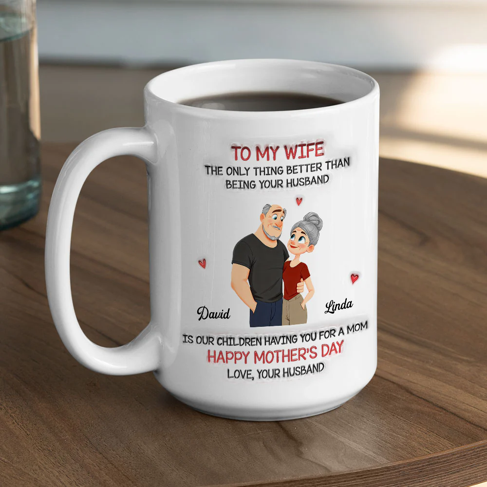 Having You As My Wife - Personalized Custom 3D Inflated Effect Mug - Image 4