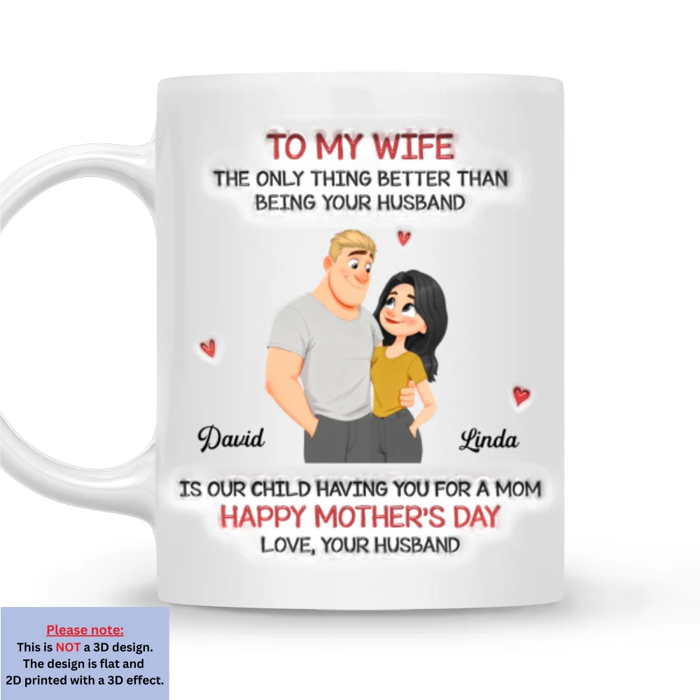 Having You As My Wife - Personalized Custom 3D Inflated Effect Mug - Image 6