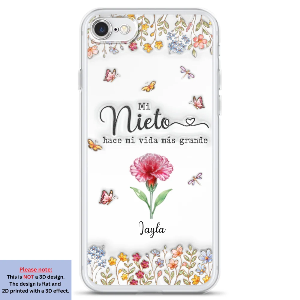 Haz la vida más GRANDE con NIÑOS adorables - Funda de móvil personalizada con efecto inflado 3D - Image 5