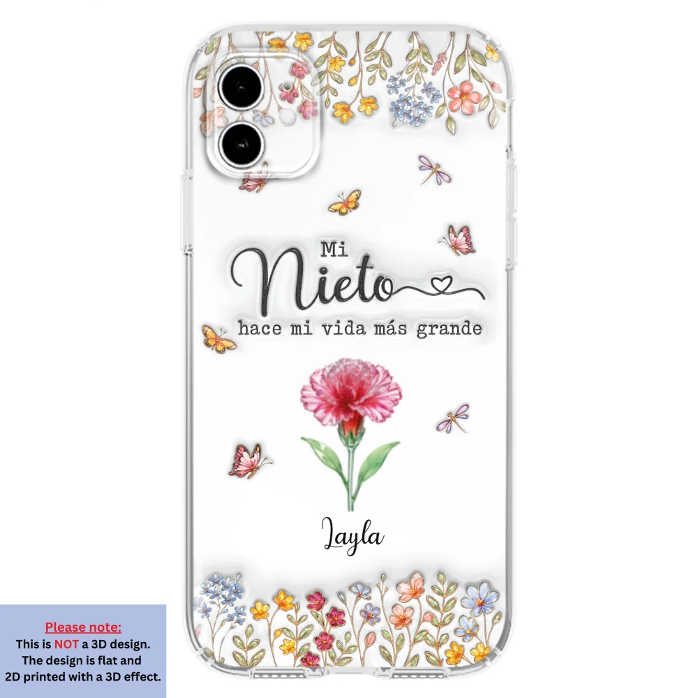 Haz la vida más GRANDE con NIÑOS adorables - Funda de móvil personalizada con efecto inflado 3D - Image 7