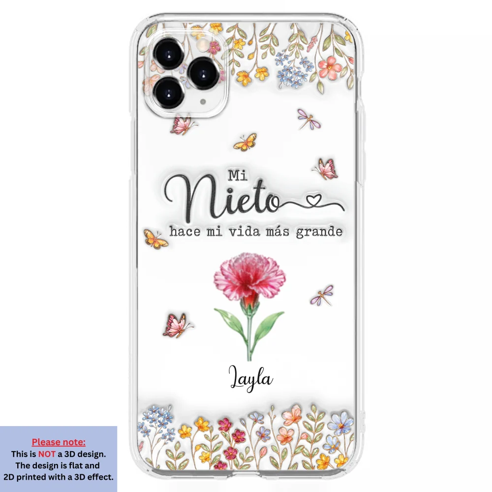 Haz la vida más GRANDE con NIÑOS adorables - Funda de móvil personalizada con efecto inflado 3D - Image 8