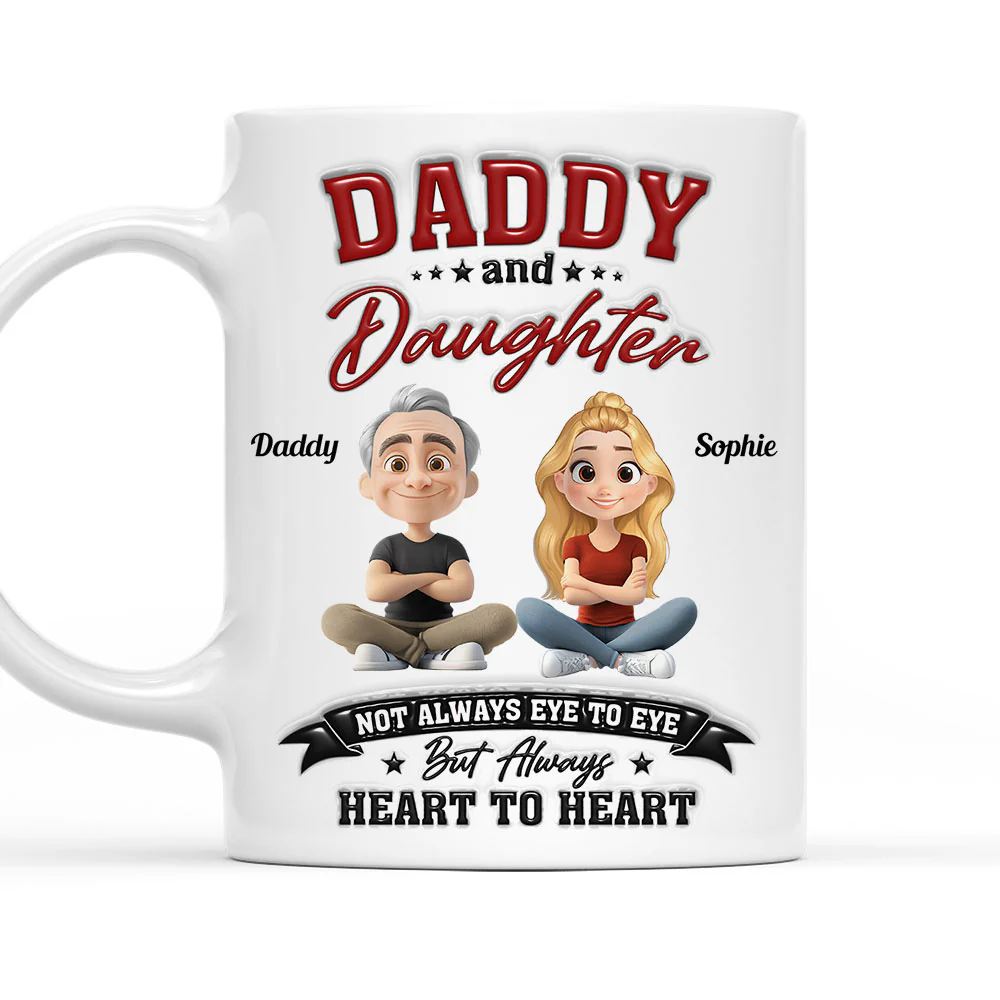 Heart To Heart - Personalized Custom 3D Inflated Effect Mug