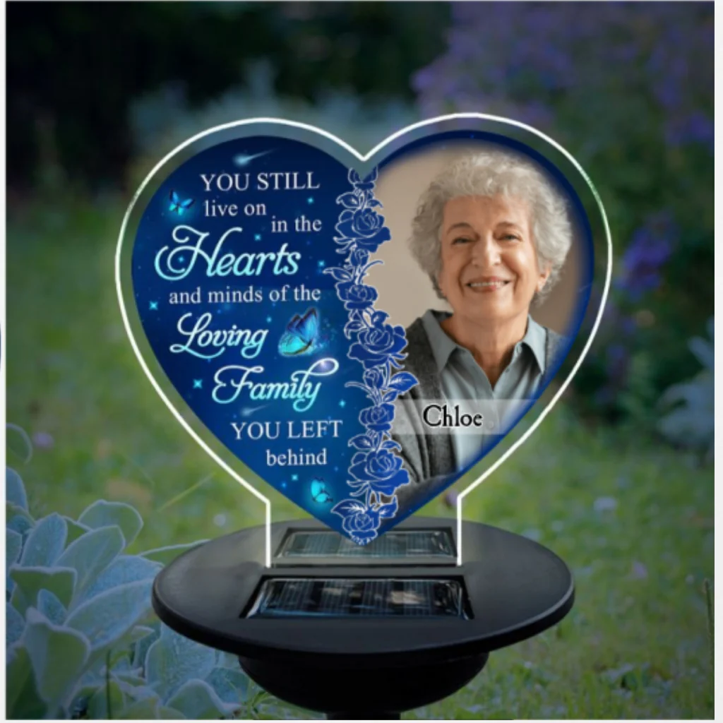 Hearts And Minds - Personalized Custom Solar Light - Image 6