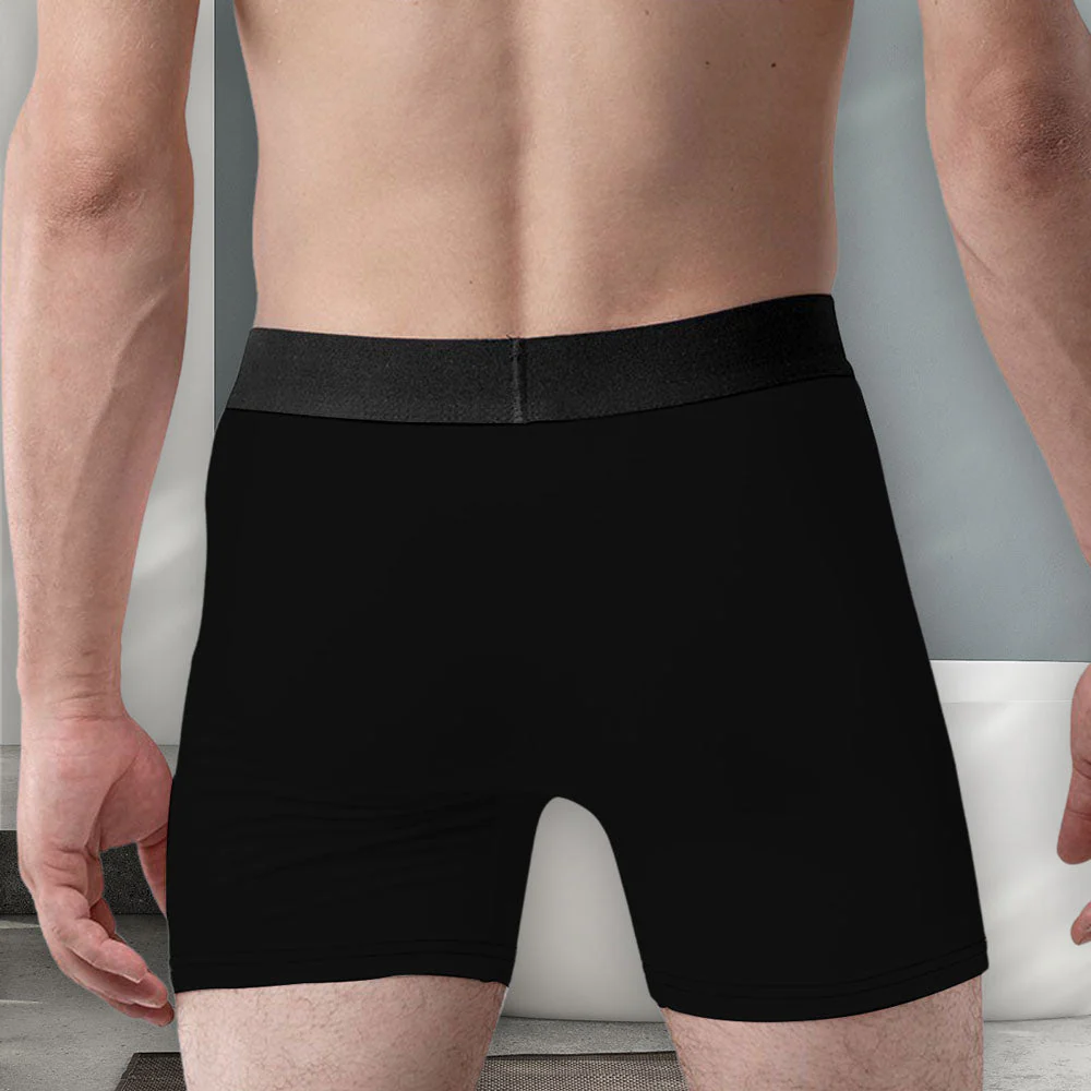 Her Zone - Personalized Photo Men's Boxer Briefs - Image 2