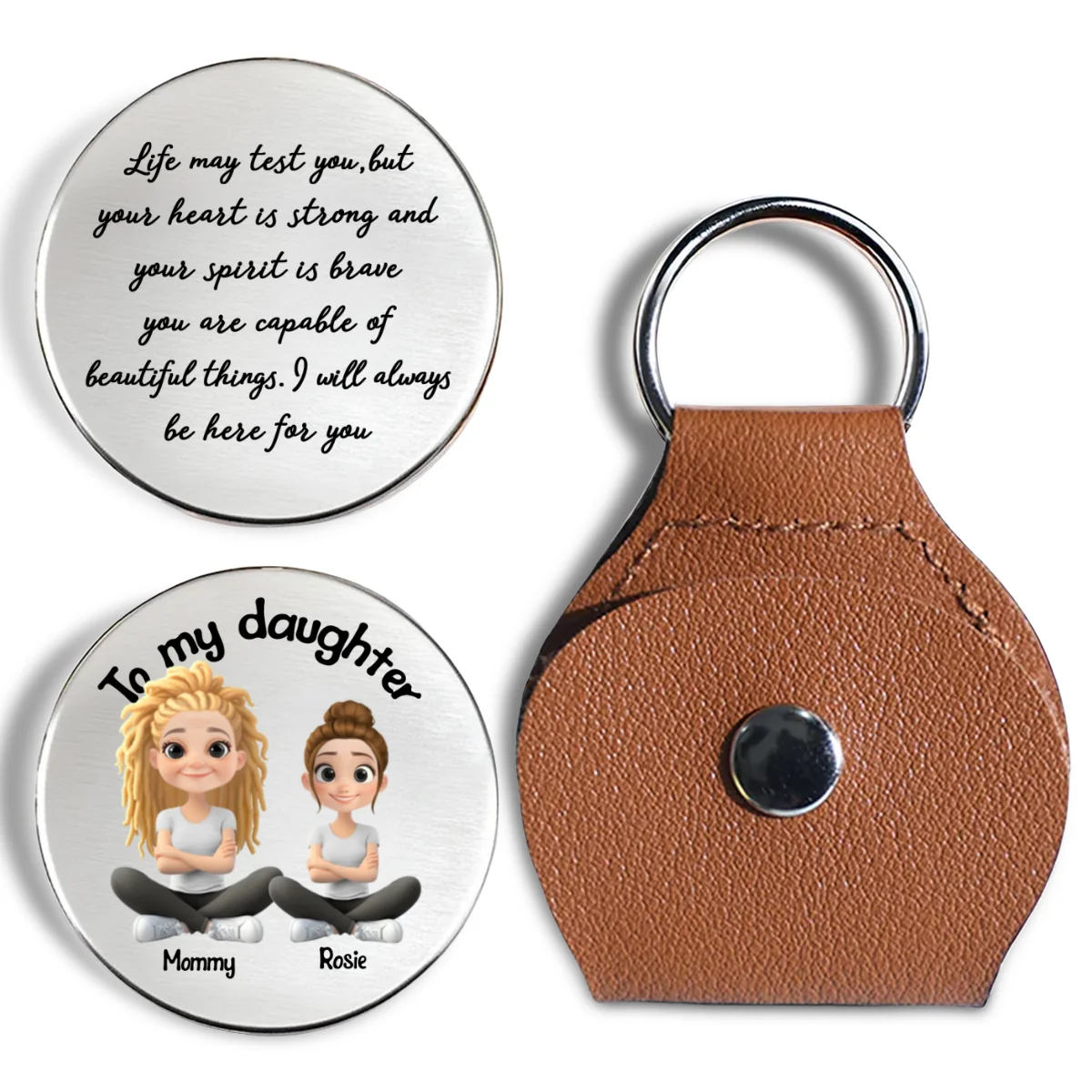 Here For You - Personalized Custom Pocket Hug - Image 6