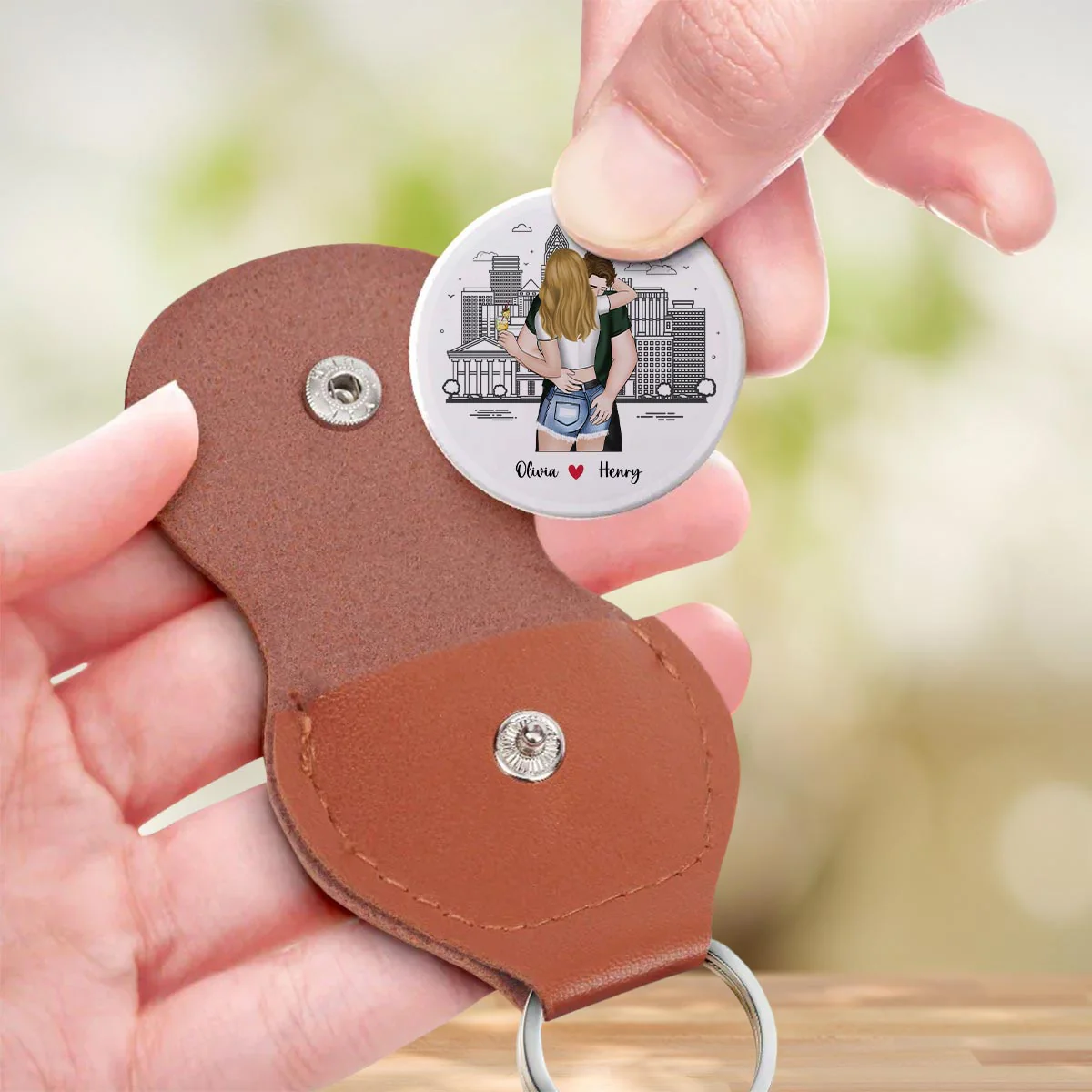 Here Is A Reminder To You - Personalized Custom Pocket Hug - Image 3