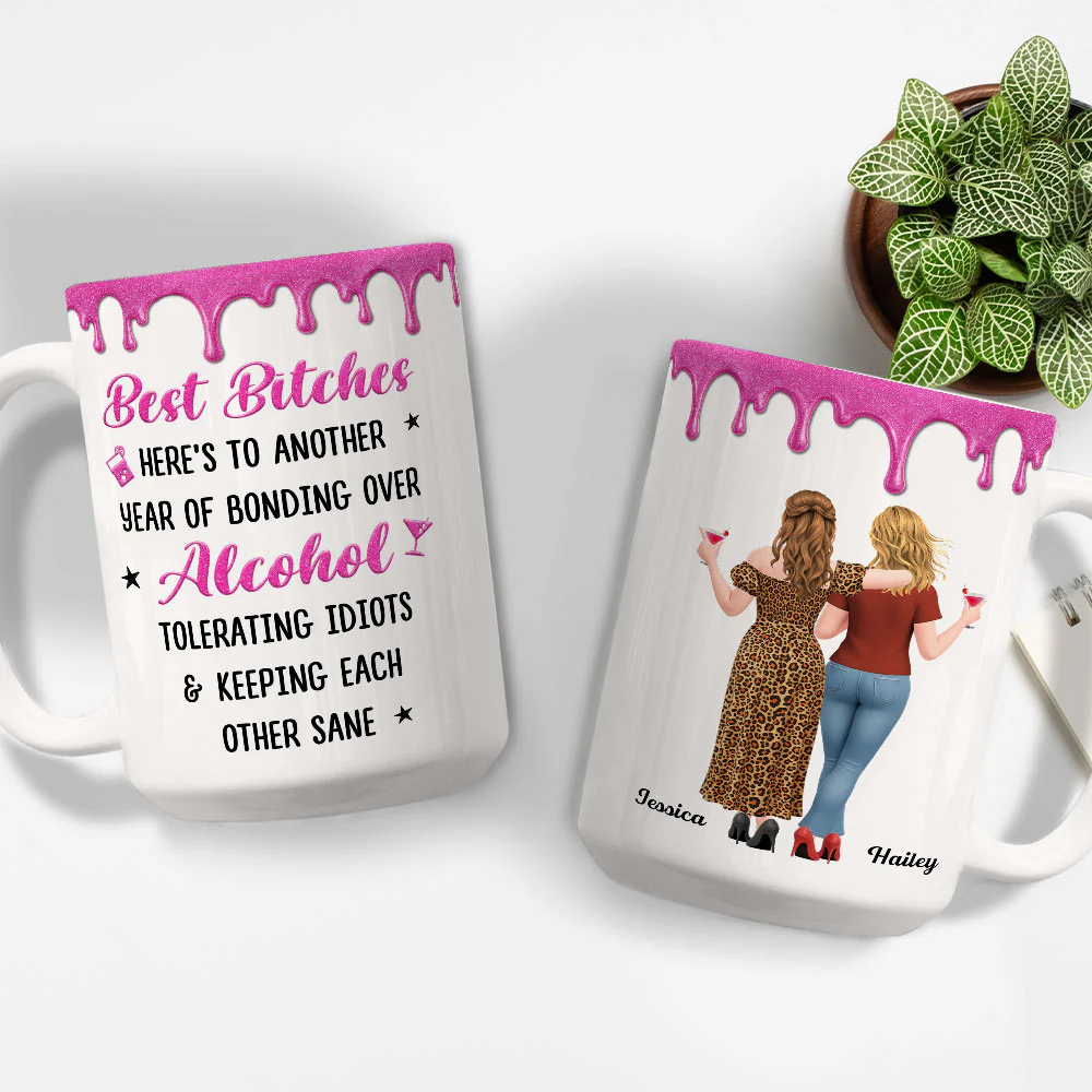 Here To Another Year - Personalized Custom Coffee Mug - Image 5