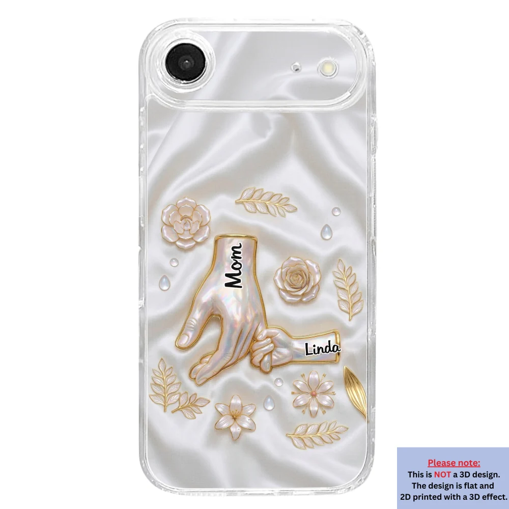 Holding Hands Family - Personalized Custom 3D Inflated Effect Phone Case - Image 29