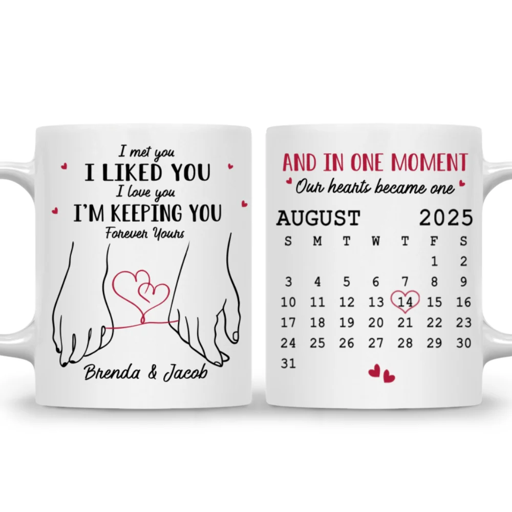 Holding You Feels Like Home - Personalized Custom Coffee Mug - Image 7