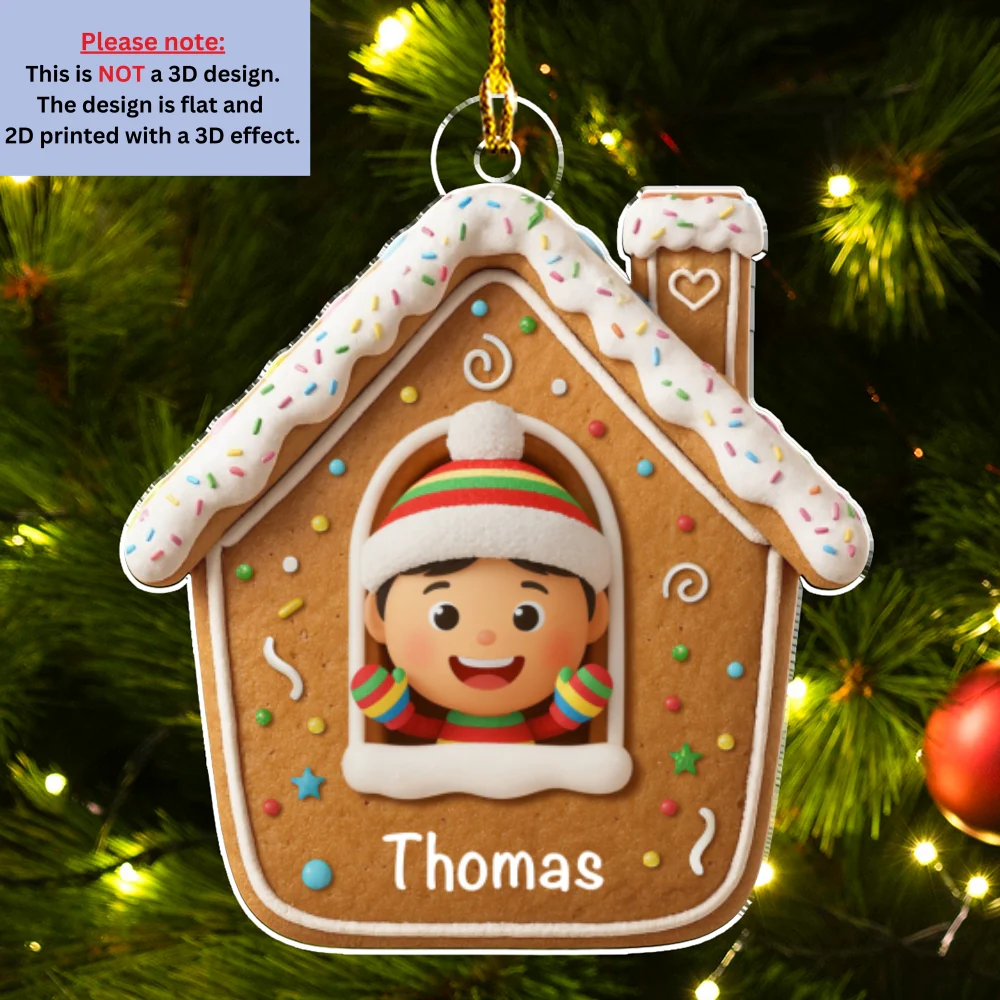 Home Cake - Personalized Custom Acrylic Ornament - Image 6