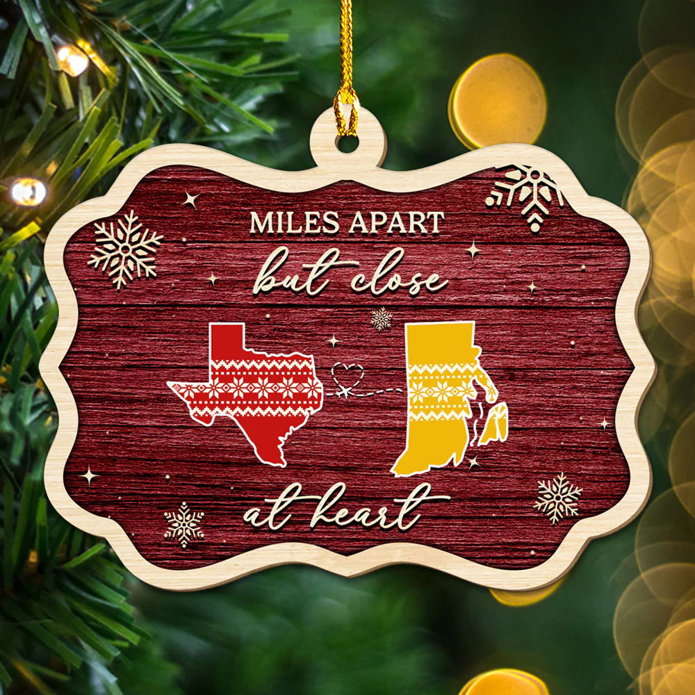Home Is Where - Personalized Custom Wood Ornament - Image 3
