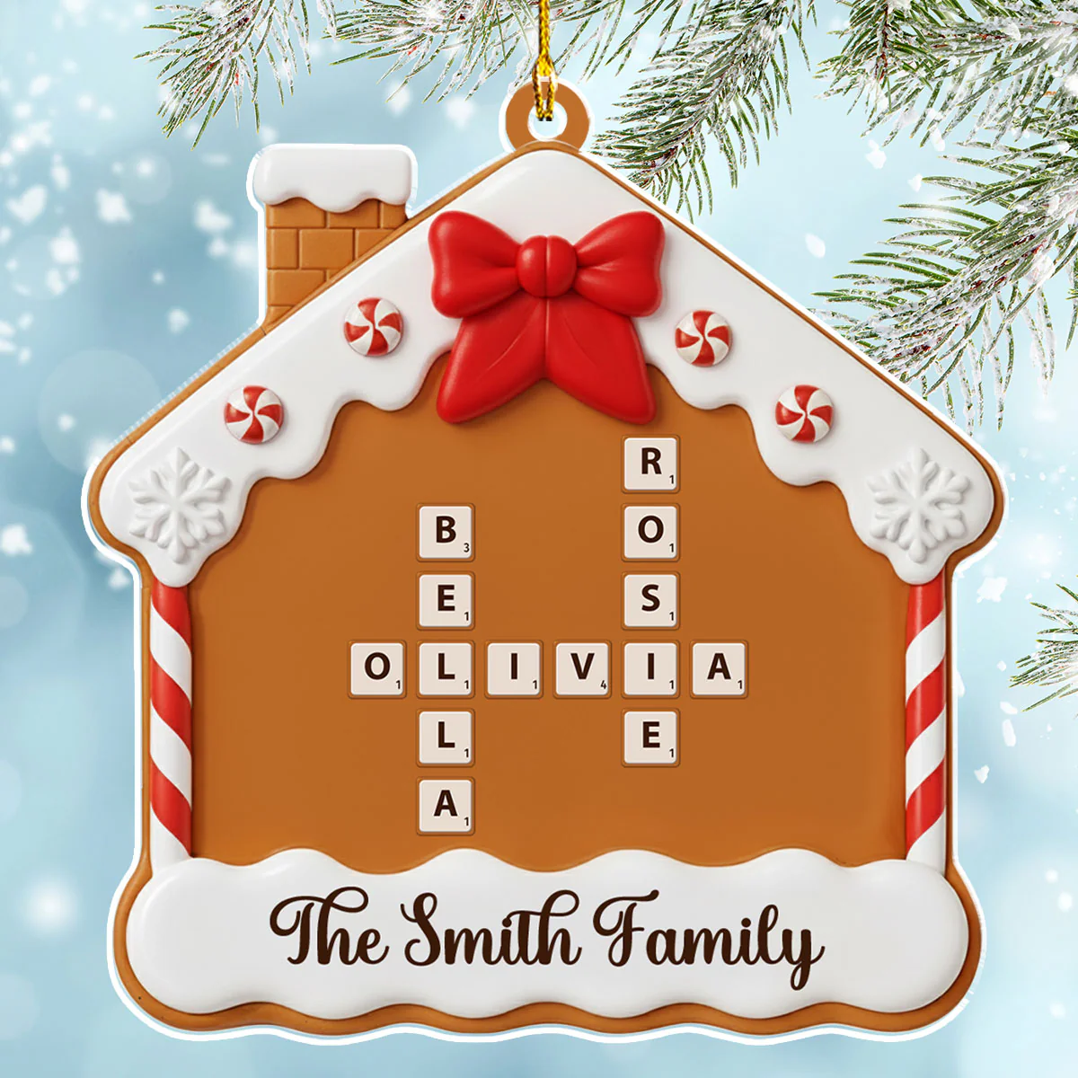 Home Sweet Cake - Personalized Custom Acrylic Ornament - Image 4