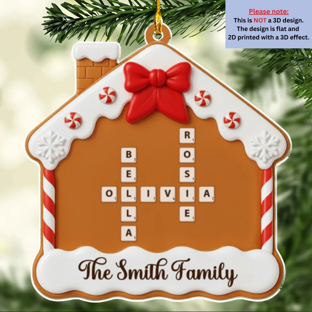 Home Sweet Cake - Personalized Custom Acrylic Ornament - Image 7
