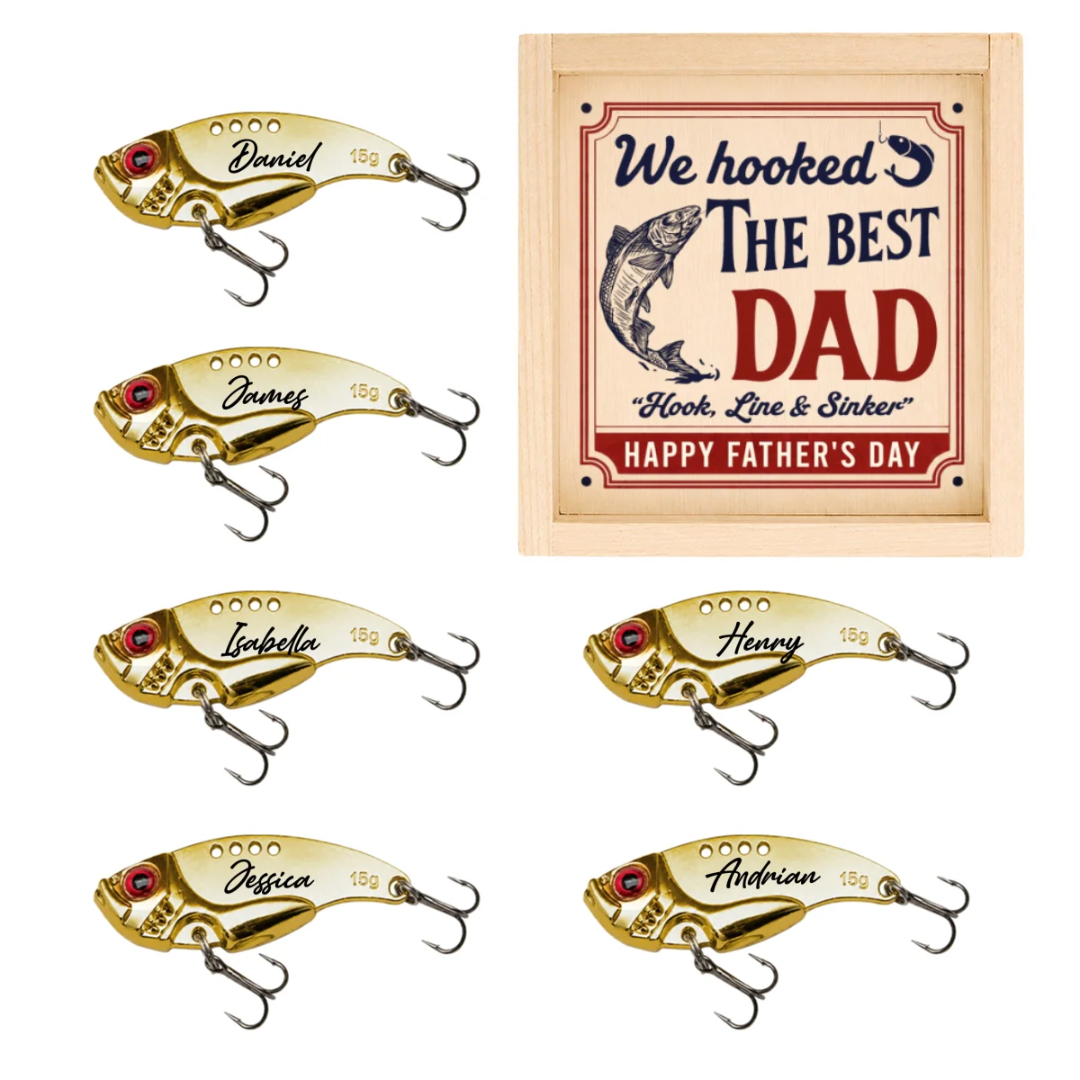 Hook Line And Sinker 2 - Personalized Custom Fishing Lure - Image 15