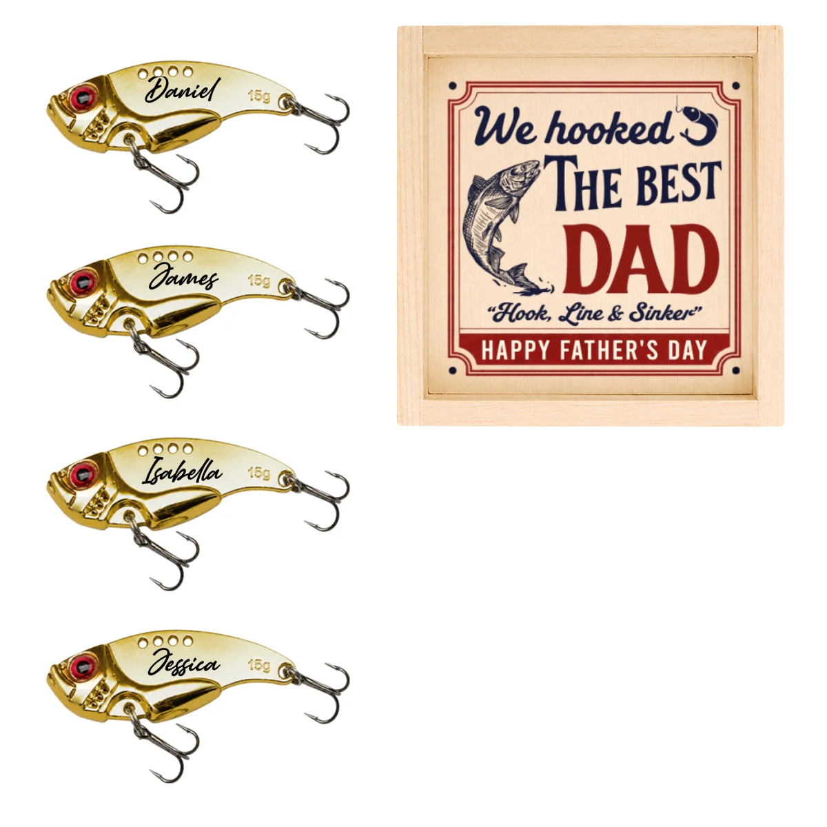 Hook Line And Sinker - Personalized Custom Fishing Lure - Image 11