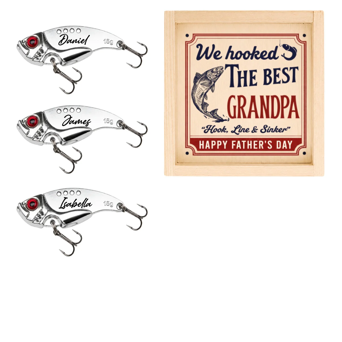 Hook Line And Sinker - Personalized Custom Fishing Lure - Image 12