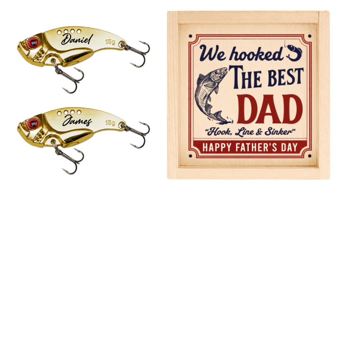 Hook Line And Sinker - Personalized Custom Fishing Lure - Image 15