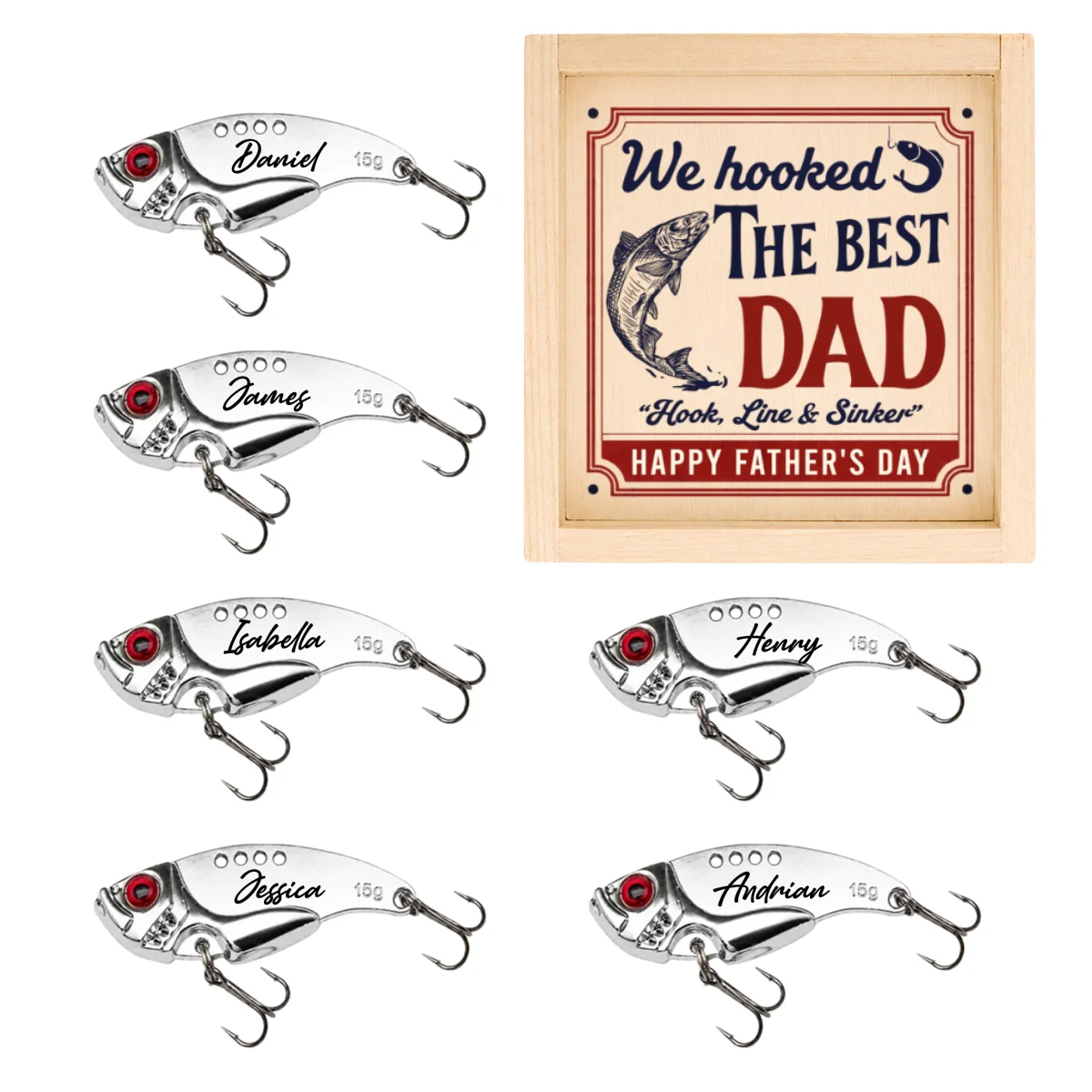 Hook Line And Sinker - Personalized Custom Fishing Lure - Image 6