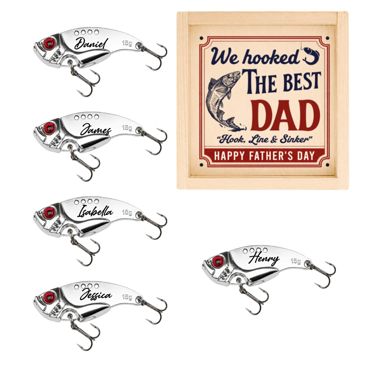 Hook Line And Sinker - Personalized Custom Fishing Lure - Image 8