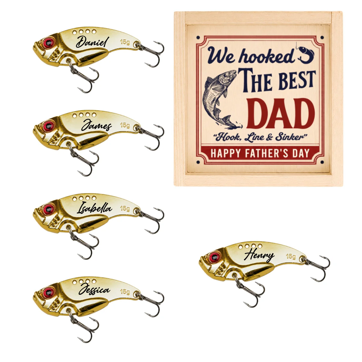 Hook Line And Sinker - Personalized Custom Fishing Lure - Image 9