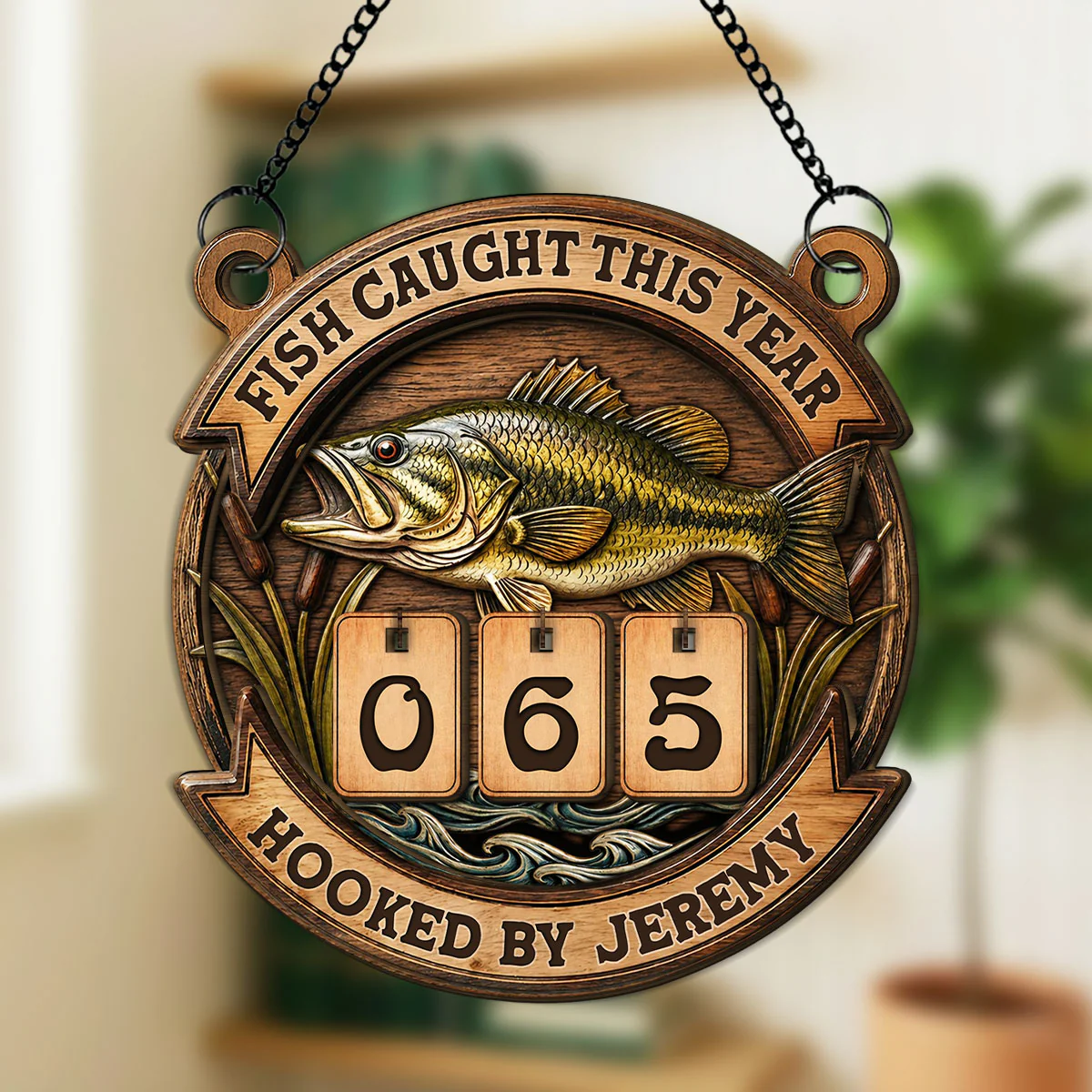 Hooked By Him - Personalized Custom Book Tracker Sign - Image 4