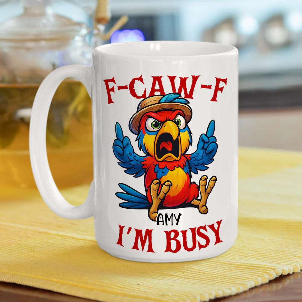 Hooked On Peace And Quiet - Personalized Custom Coffee Mug - Image 5
