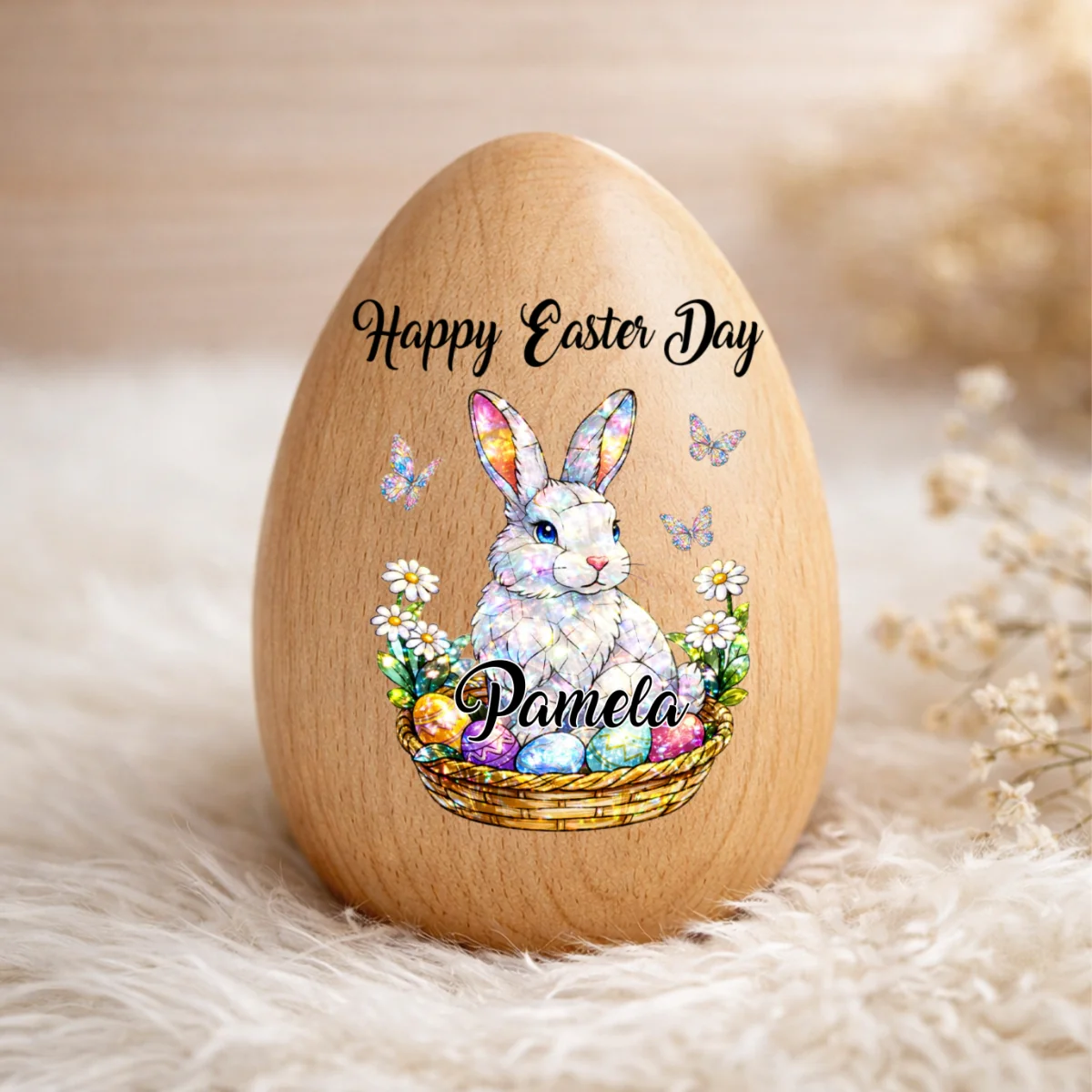 Hoppy Easter - Personalized Custom Wooden Egg Shaker - Image 6