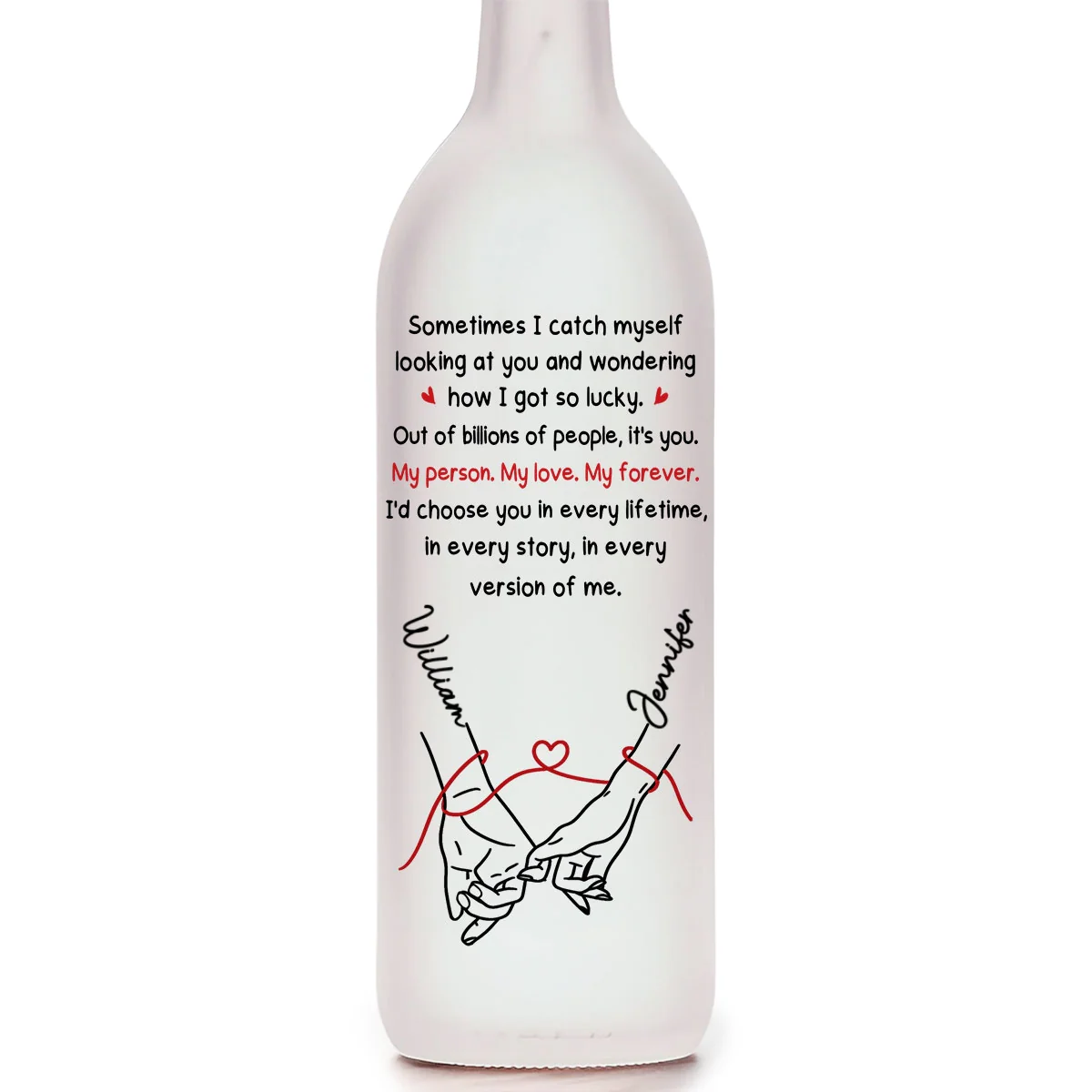 How Lucky I Am 2 - Personalized Custom Bottle Lamp - Image 7