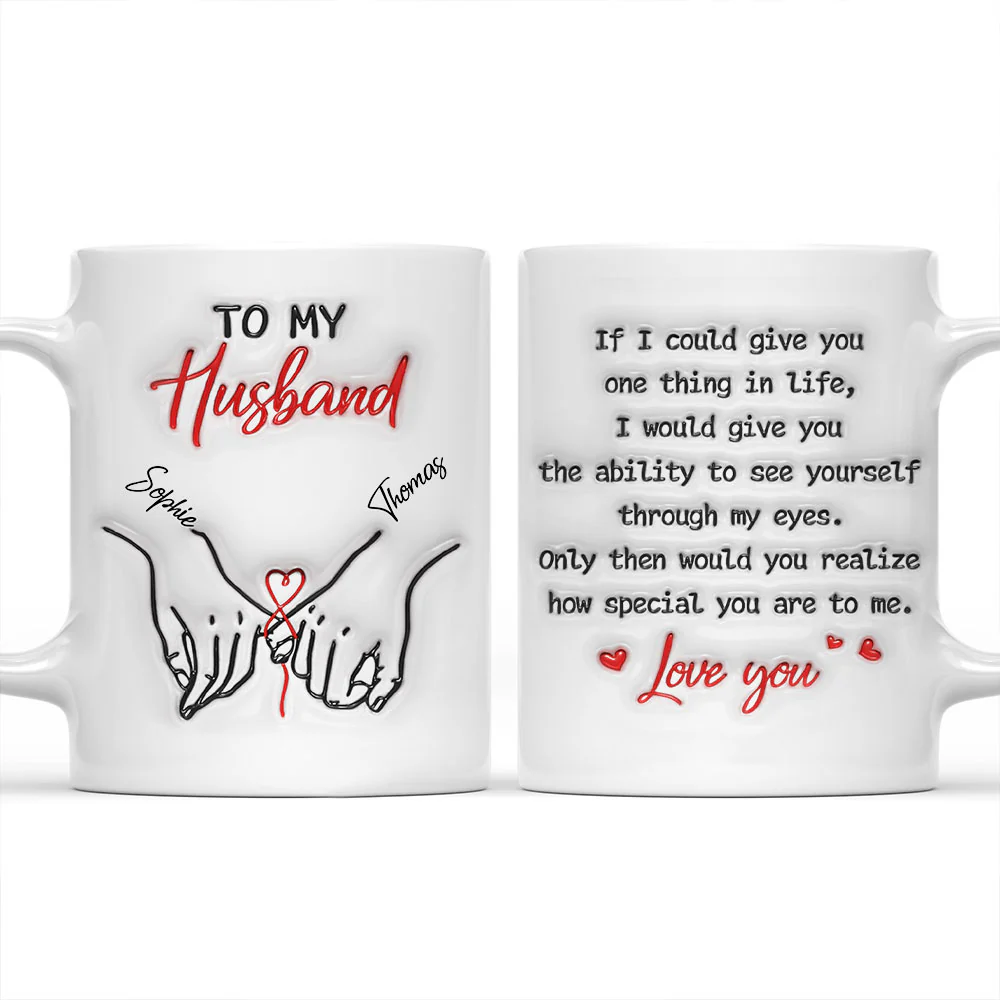 How Special You Are To Me I Love You - Personalized Custom 3D Inflated Effect Mug