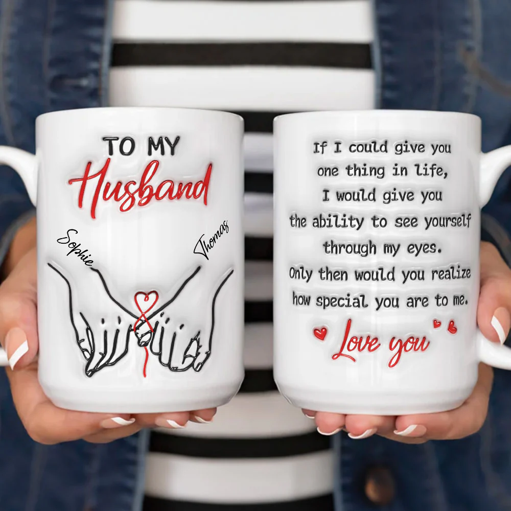 How Special You Are To Me I Love You - Personalized Custom 3D Inflated Effect Mug - Image 6