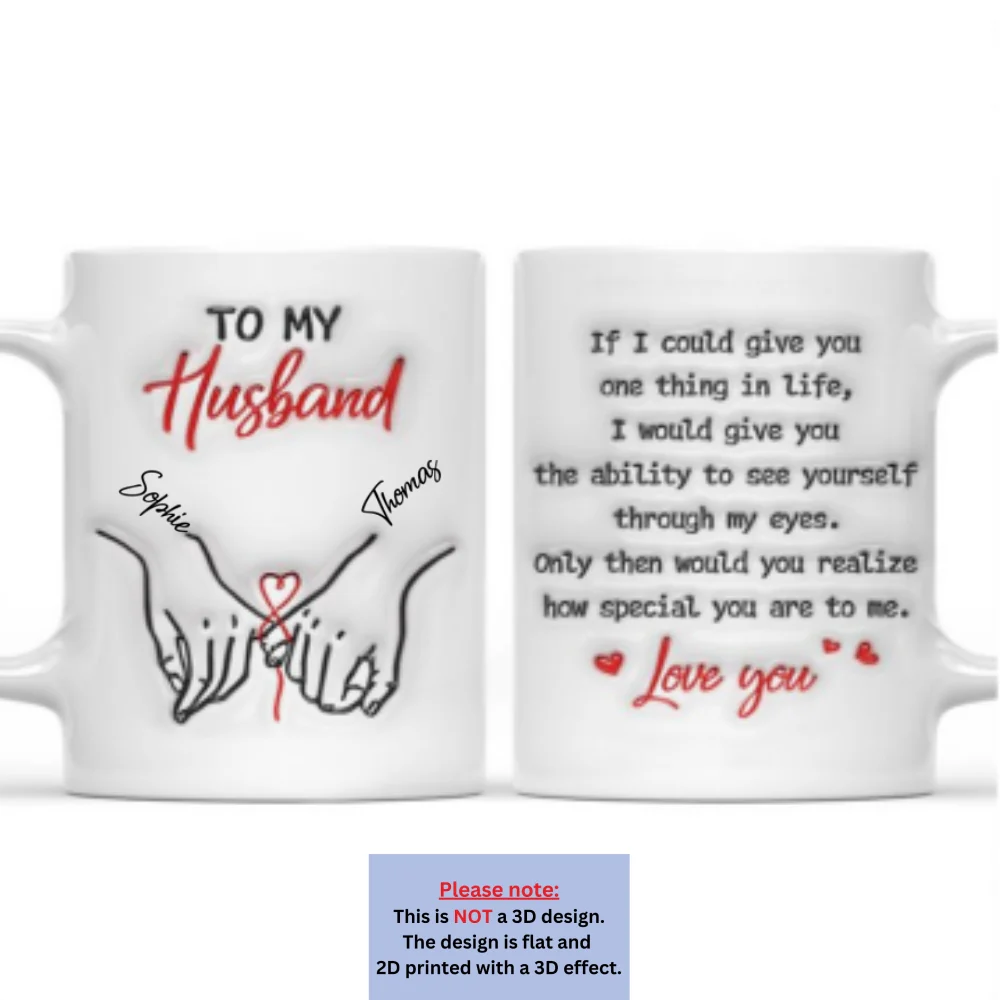 How Special You Are To Me I Love You - Personalized Custom 3D Inflated Effect Mug - Image 8