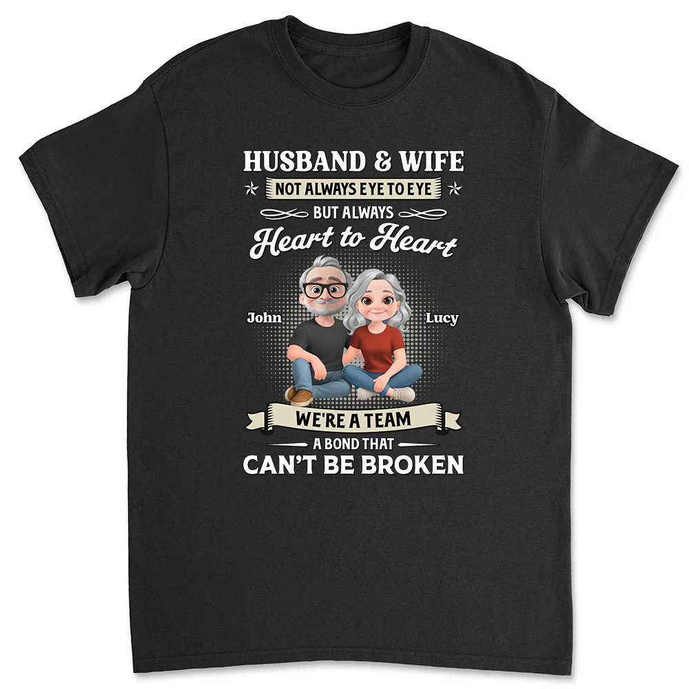 Husband And Wife Couple For Life - Personalized Custom Shirt