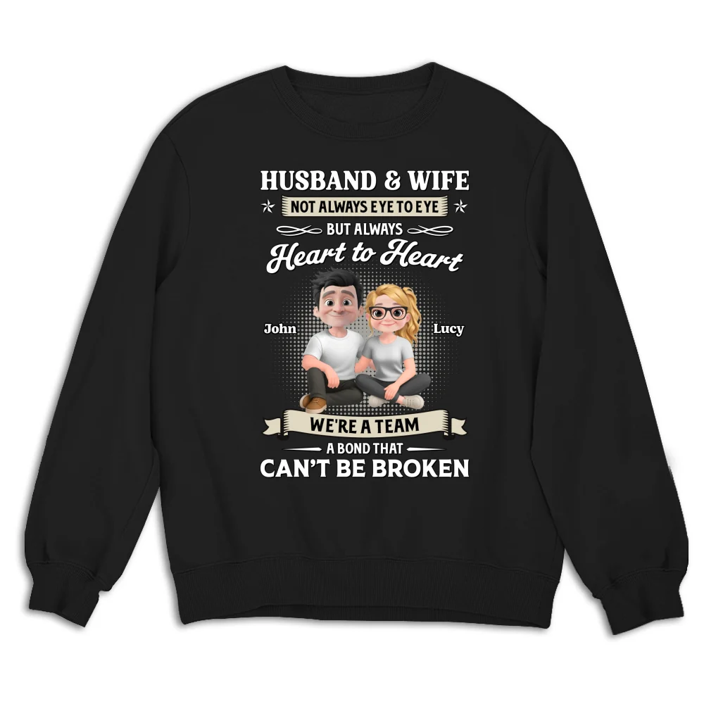 Husband And Wife Couple For Life - Personalized Custom Shirt - Image 11