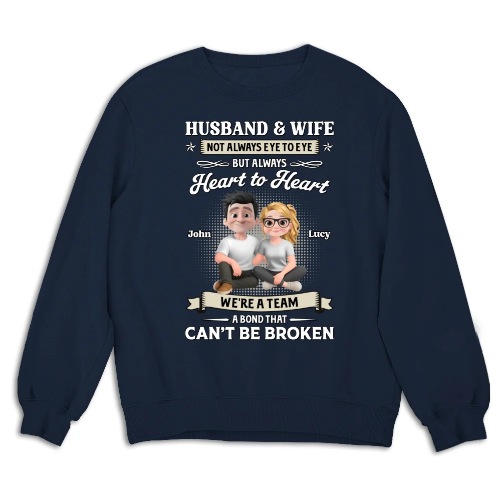 Husband And Wife Couple For Life - Personalized Custom Shirt - Image 13
