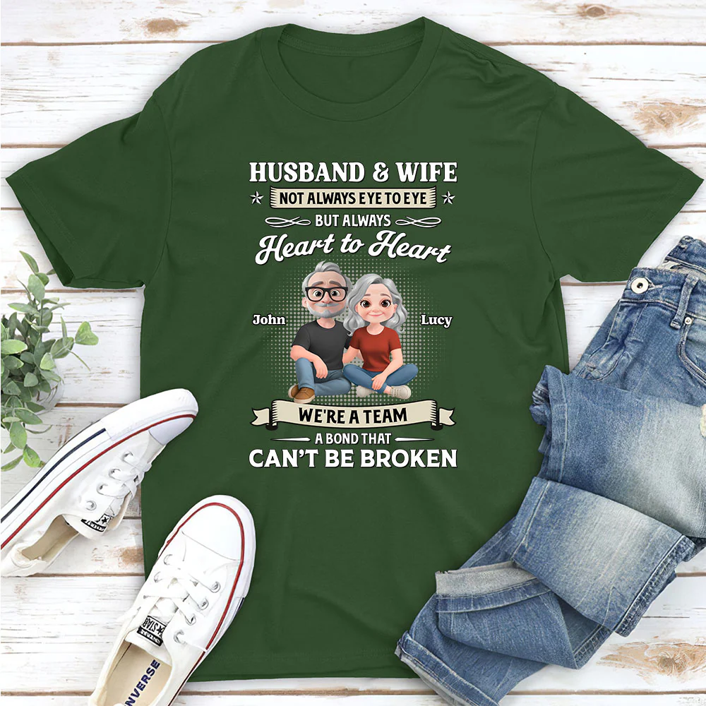 Husband And Wife Couple For Life - Personalized Custom Shirt - Image 2
