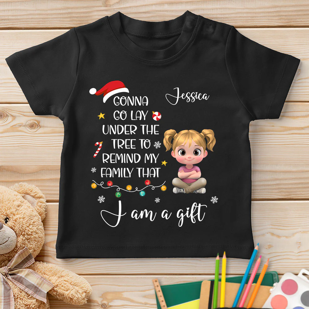 I Am A Gift - Personalized Custom Youth T-shirt - Image 6